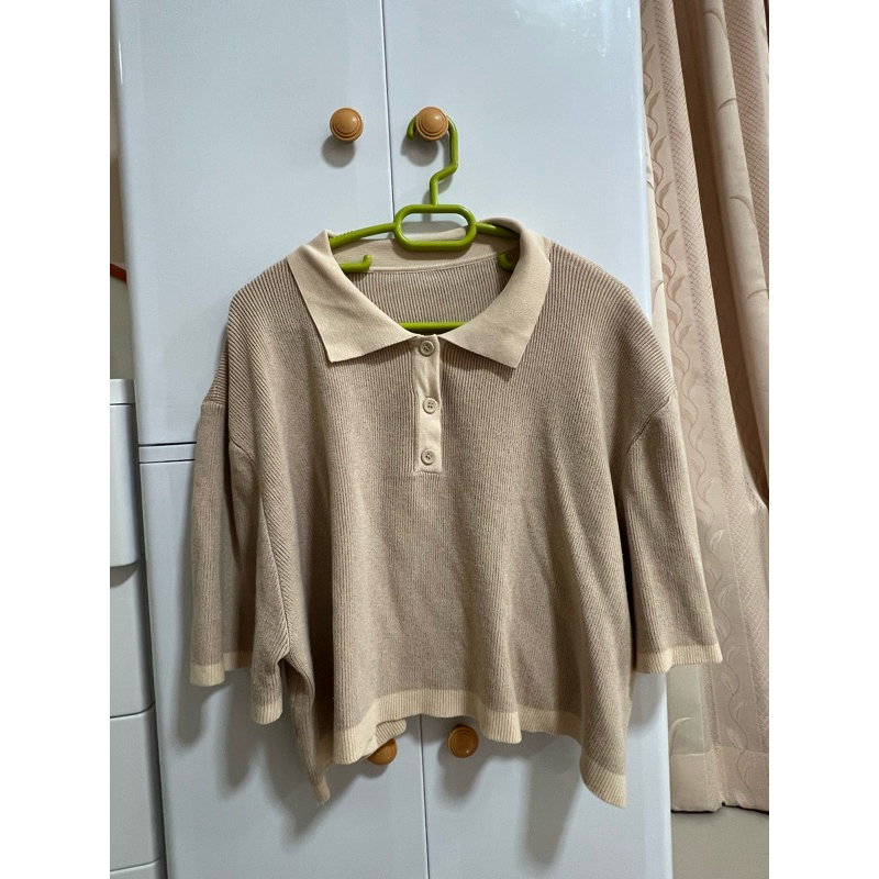 เสื้อไหมพรม ทรงครอป Fitfat.