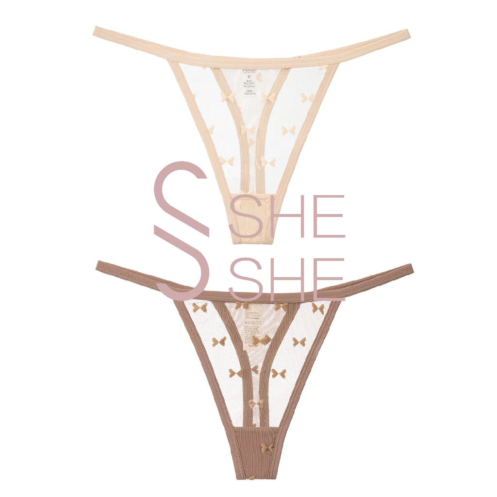 【sheshe】#D-012 หญิงกางเกงใสกลวง กางเกงชั้นในลูกไม้ผู้หญิงผู้หญิงลูก
