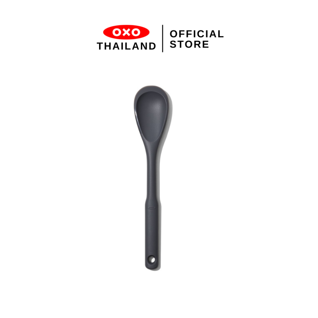 OXO ตะหลิวซิลิโคน ทรงช้อนกลม l OXO Silicone Chop & Stir Cooking Spoon Peppercorn ของแท้ 100%