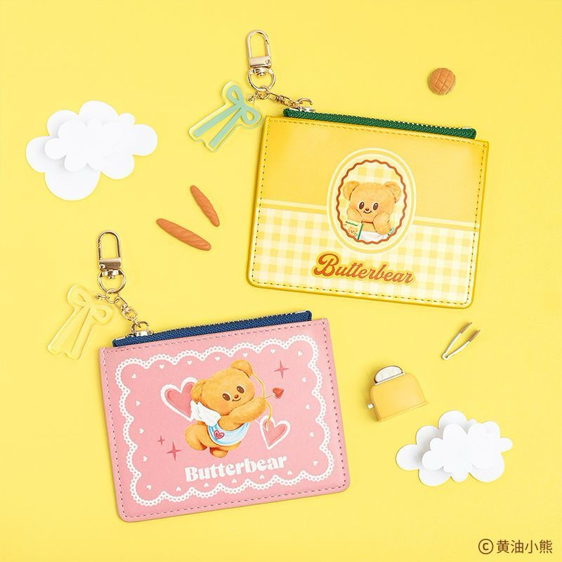 พร้อมส่ง Butterbear กระเป๋าใส่เหรียญ ใส่บัตรน้องหมีเนย สินค้าofficial CN