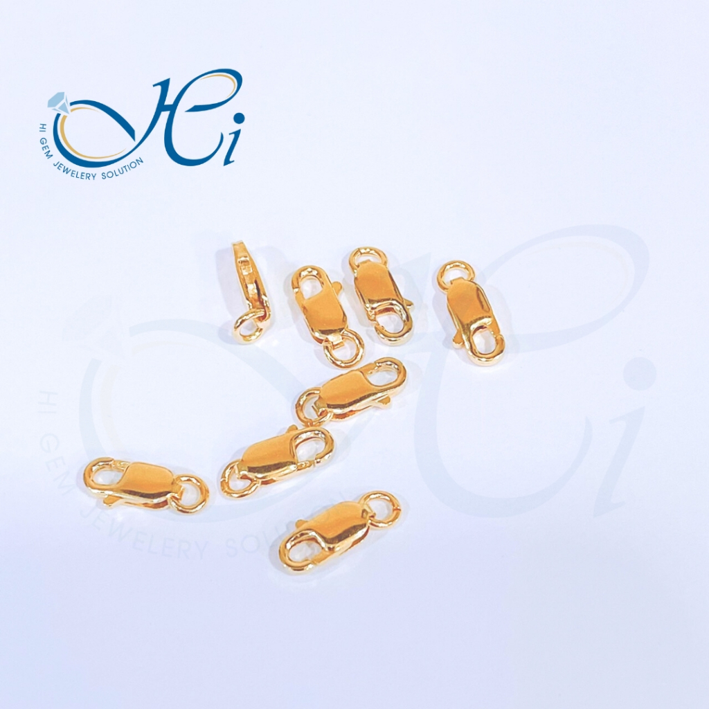 ตะขอ Higem สร้อยคอ ทองแท้18k อิตาลี น้ำหนัก 0.62 กรัม มีใบรับประกันจากทางร้าน