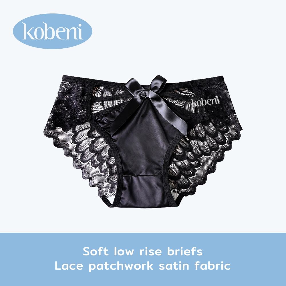 ⭐KOBENI⭐กางเกงในผู้หญิง กางเกงชั้นใน Thongs แต่งลูกไม้ เอวต่ํา เซ็กซี่ แบบนุ่ม ไร้รอยต่อ ระบายอากาศ สําหรับผู้หญิง