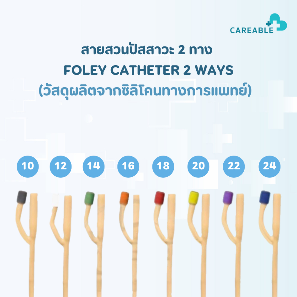 สายสวนปัสสาวะชนิด 2 ทางและ3ทาง