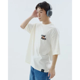 maison KEEPS | The Oversized maison Record Tee | Unisex | เสื้อยืดทรงoversized ลายปริ้นท์ มี 2Sizeให้เลือก อก44" และ48"