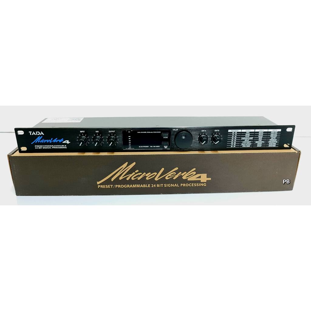 TADA MICROVERB4 ดิจิตอลเอฟเฟค เครื่องปรับเอฟเฟคเสียงร้อง เสียงดนตรี เครื่องปรับแต่งสัญญาณ Effect MicroVerb 4 Micro Verb