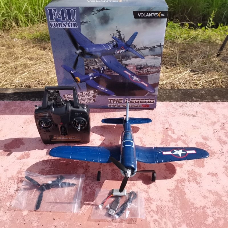 เครื่องบิน​บังคับ​วิทยุ​ VOLANTAX RC F4U V2 761-8 Corsair 4CH 400MM RTF