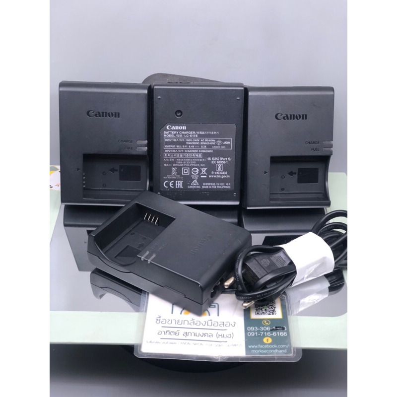 USED.ชาร์จแท้ Canon LP-E17 กล้องRP, R8, R9, R10, R50, R100,M3,M5 M6, M6 Mark II, 77D, 750D, 760D,800