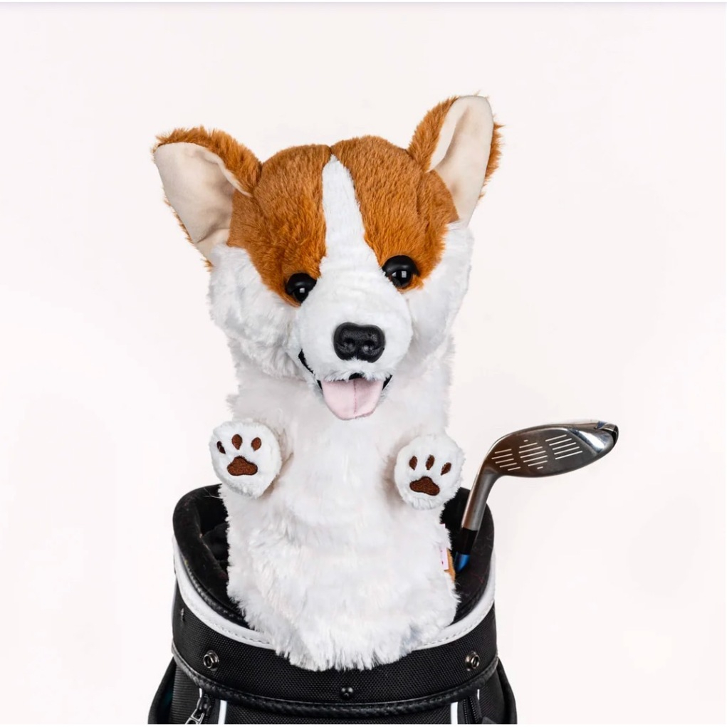 DAPHNE'S HEADCOVER Golf Head Cover For Driver "CORGI" ปลอกคลุมหัวไม้กอล์ฟ สินค้าลิขสิทธิ์แท้