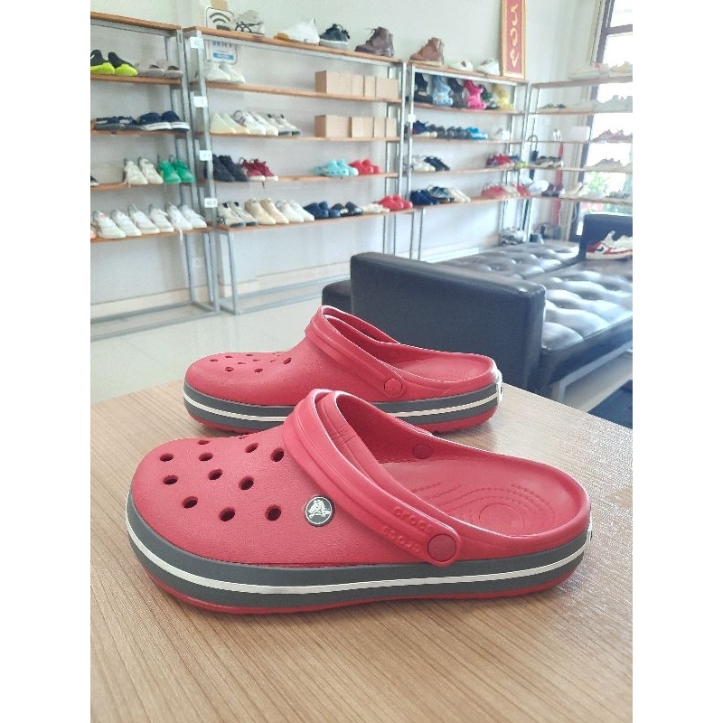 รองเท้าcrocsมือสองของแท้ size M9/W11 42.5 วัดจริงยาว 26-26.5 cm