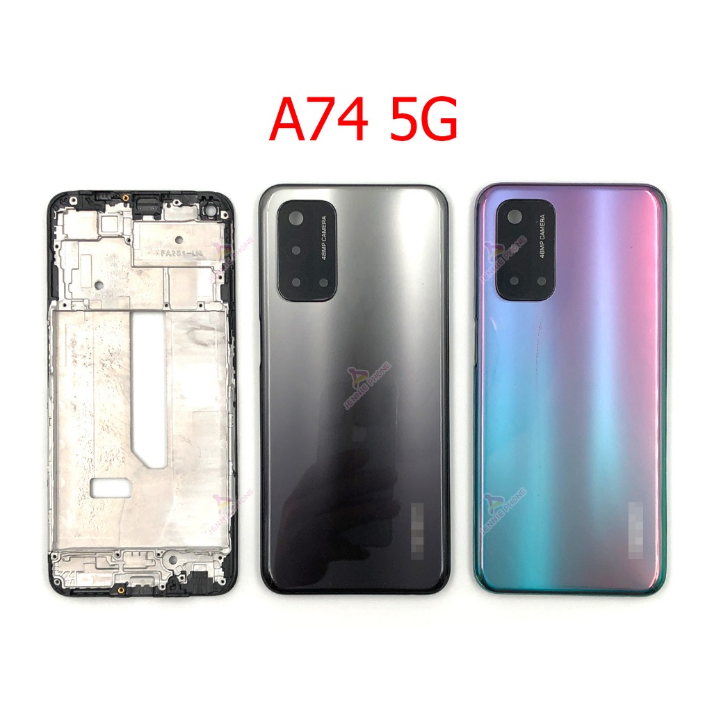 บอดี้ OP A74 5G สำหรับ oppo A74 5G อะไหล่บอดี้ ฝาหลัง กรอบข้าง เคสกลาง body
