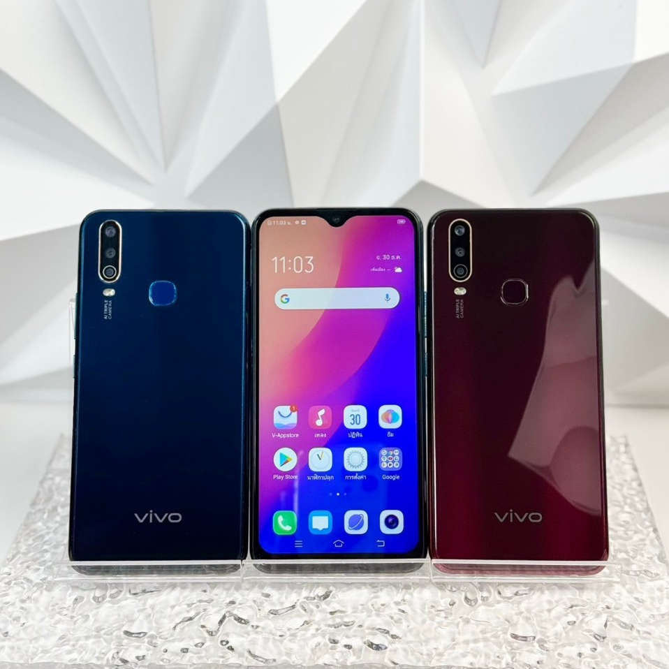 vivo y15 โทรศัพท์มือถือมือสองสภาพสวยพร้อมใช้งาน(ฟรีชุดชาร์จ)