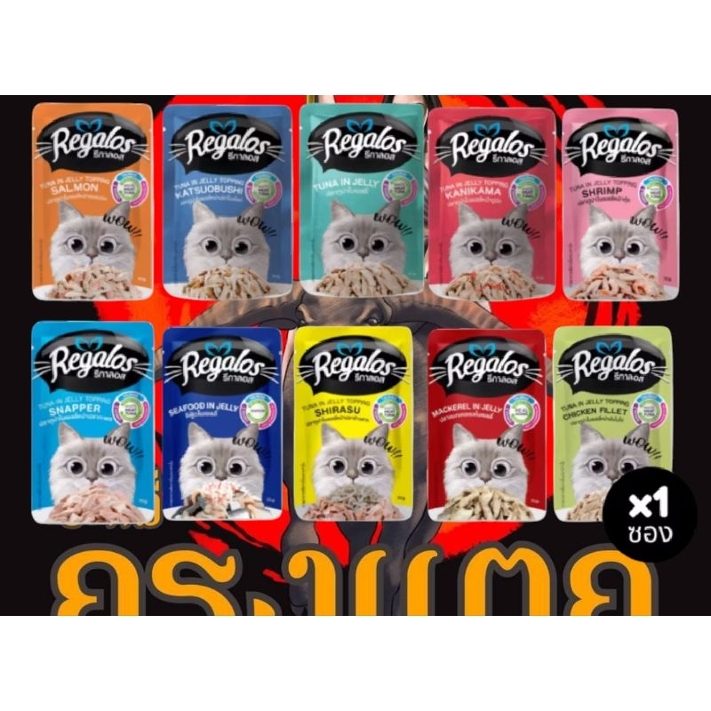 Regalosอาหารเปียกแมว