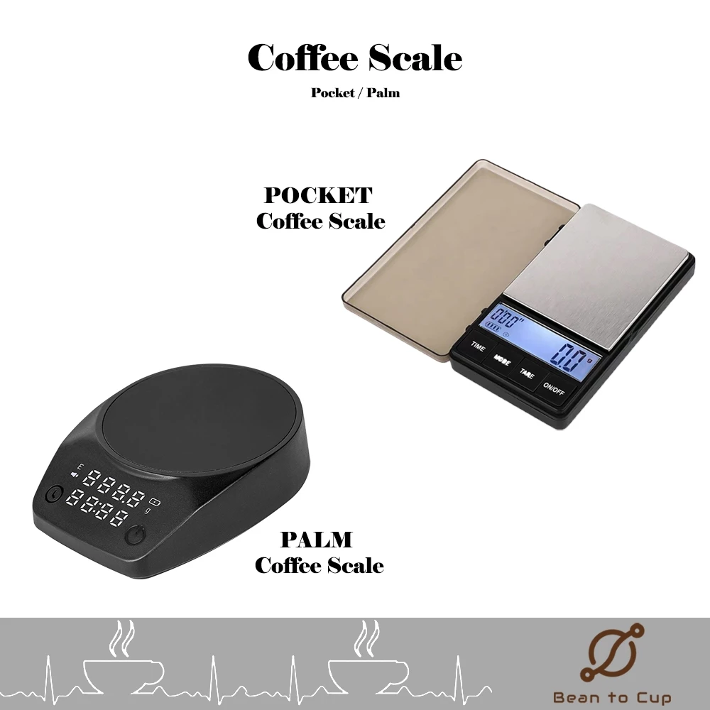 Pocket / Palm Coffee Scale เคลียน้ำหนัก จับเวลาได้ เครื่องชั่งกาแฟขนาดเล็ก สะดวกในการพกพา
