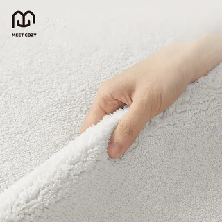 MEET COZY พรมแคชเมียร์เลียนแบบ ขนนิ่ม พรมปูพื้นห้อง carpet living room #1 DB-Grey#2