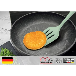 FACKELMANN ตะหลิวซิลิโคนมีร่อง ทนความร้อน ถนอมผิวกระทะ Silicone Slotted Turner Food Grade