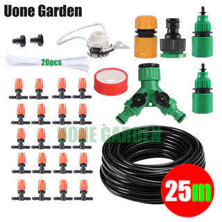 W110 หัวพ่นหมอกสีส้มแบบปรับละอองน้ำ พร้อมสายไมโคร15-25เมตร แบบแยกสองทางหัวพ่นหมอก ลดฝุ่นpm2.5