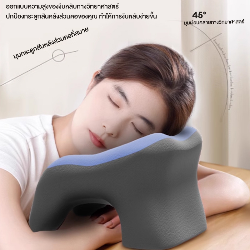 sunfay หมอนรองคอตัวยู หมอนนอนงีบ หมอนเดินทาง นเมมโมรี่โฟม นุ่ม หลับสบายไม่ปวดคอ