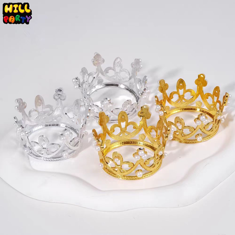 ไข่มุกมงกุฎเค้กวันเกิดอุปกรณ์ตกแต่งงานเลี้ยงวันเกิดเด็กอุปกรณ์จัดงานแต่งงาน