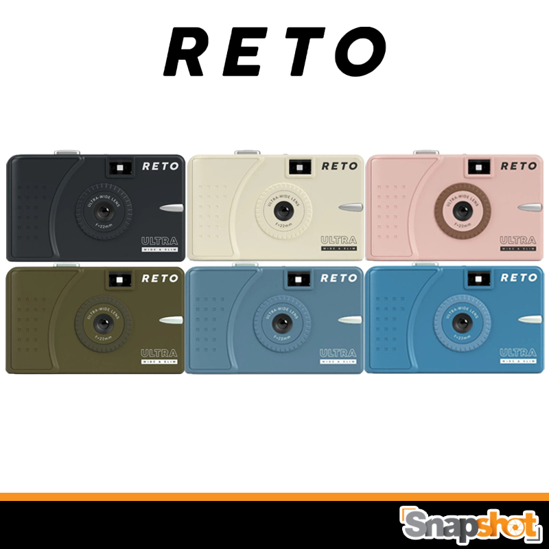 กล้องฟิล์ม RETO Ultra Wide & Slim ประกันศูนย์ เปลี่ยนฟิล์มได้ ใช้ซ้ำได้ เลนส์ Wide 22mm. กล้องฟิล์ม 35 มม. Film Camera