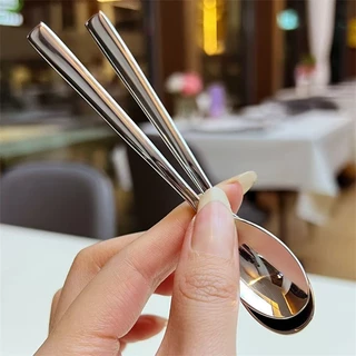 ShopAt.Two[ST-3131] ช้อนตักเครื่องปรุง ขนาดเล็ก ไม่ใช่ช้อนทานอาหาร เนื้อบาง ไม่หนา คุณภาพตามราคา