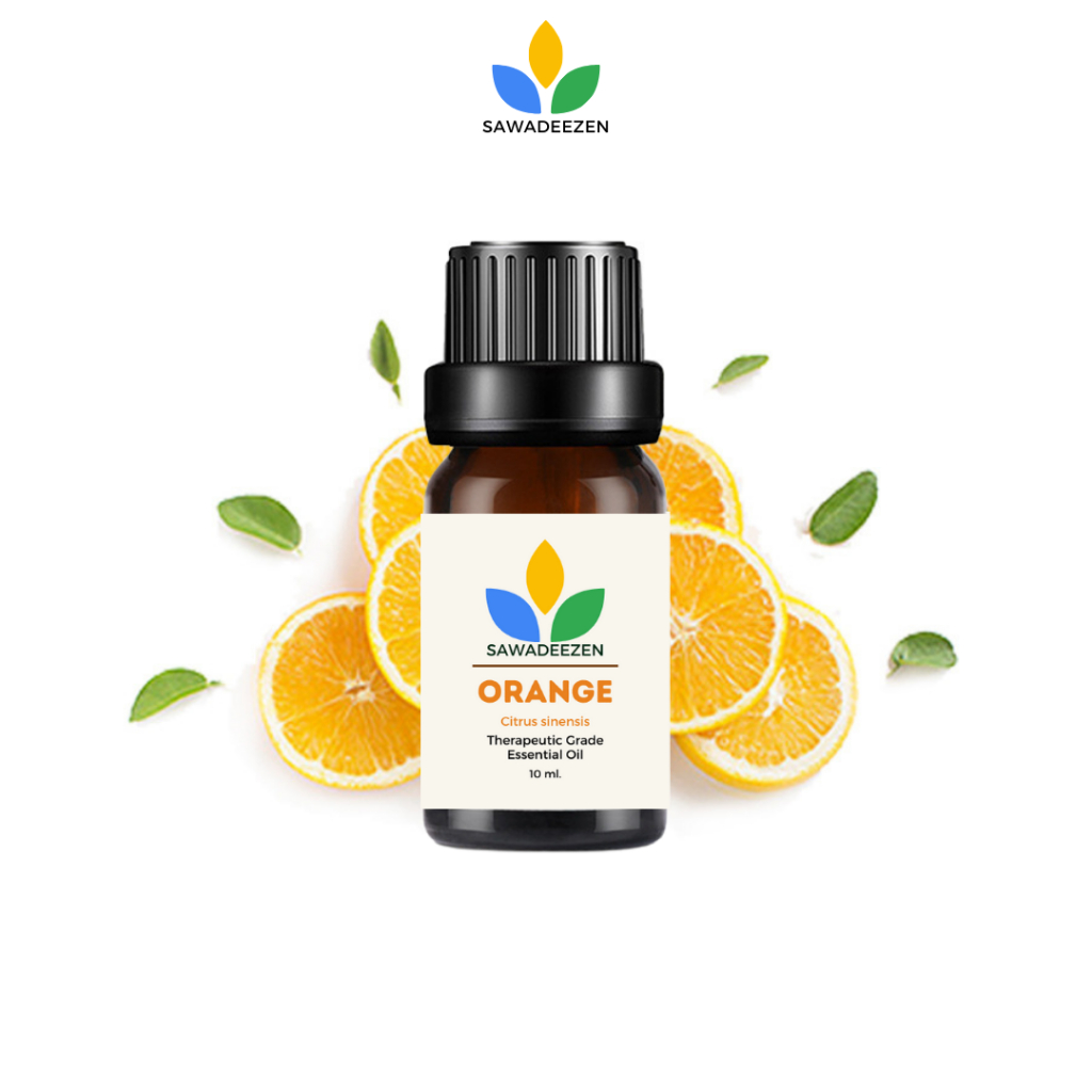 Orange Essential Oil, 100% Pure, Therapeutic Grade, 10 ml น้ำมันหอมระเหย กลิ่น ส้ม |SawadeeZen