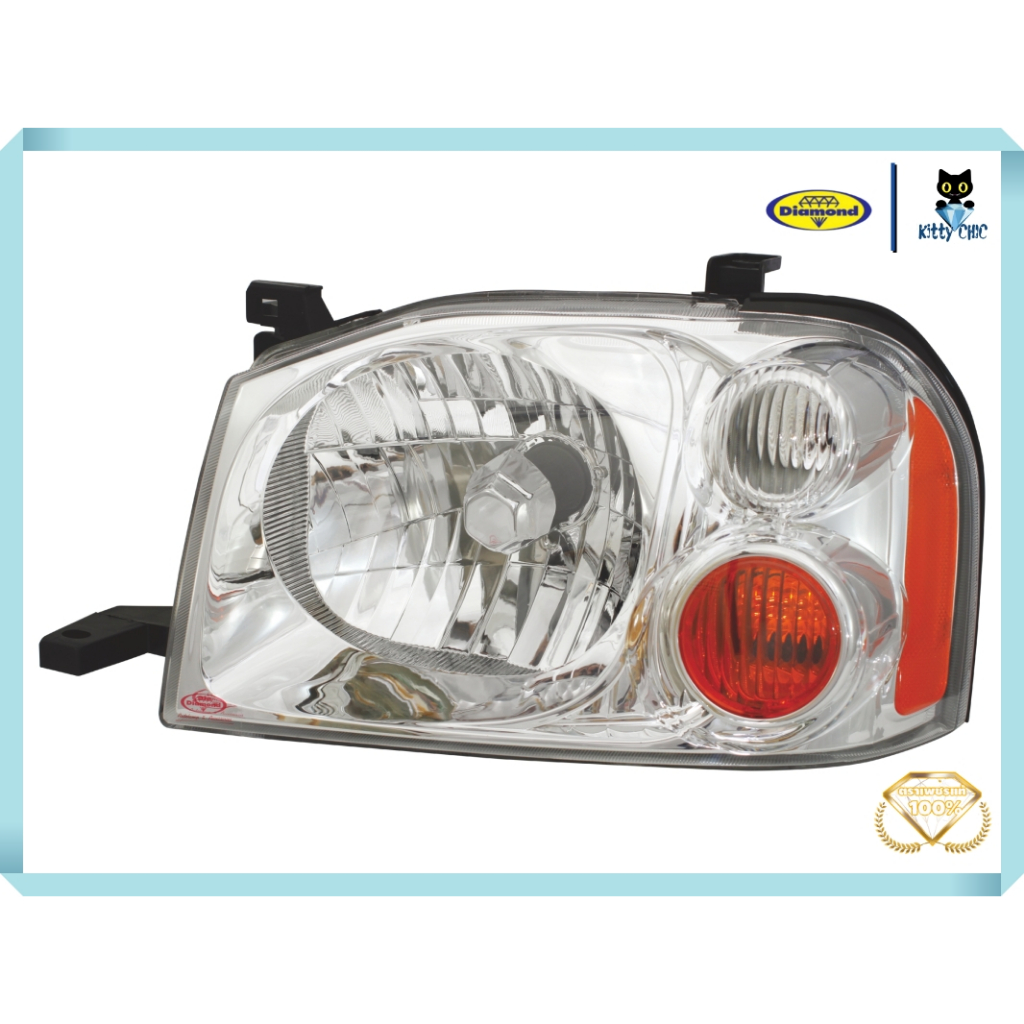 ไฟหน้า มุมส้ม NISSAN FRONTIER ปี 2001-2006 นิสสัน ฟรอนเทียร์ ตอนเดียว ตราเพชร ไดมอนด์ Diamond