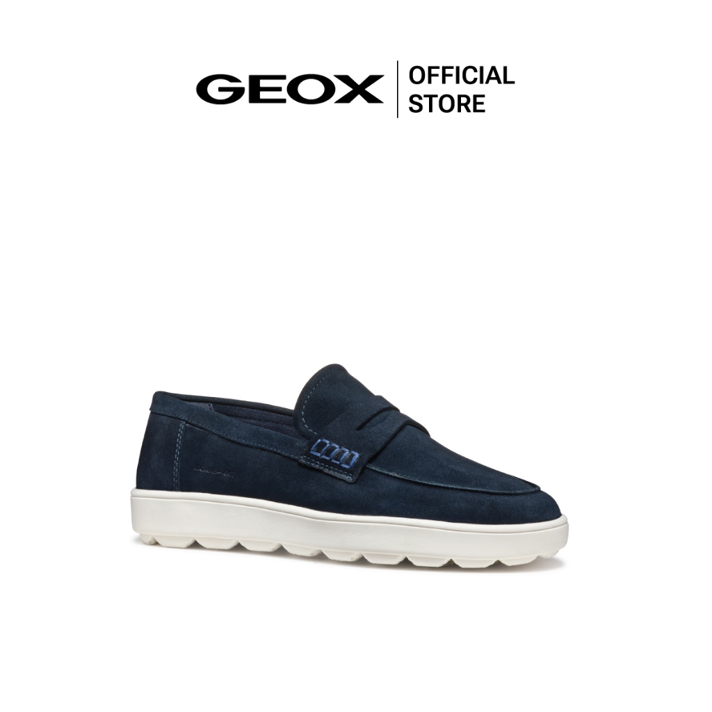 GEOX รองเท้าหนังผู้ชาย รุ่น U SPHERICA ECUB-1 - NAVY SS25 (U55GPDC4002M_S5BLXX)