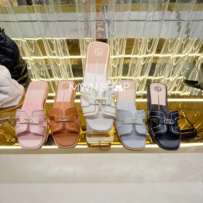 Lyn รองเท้า มีโค้ดลด30% รองเท้าแตะ hey พร้อมกล่อง ถุงผ้า ถุงกระดาษ ของแท้จากชอป