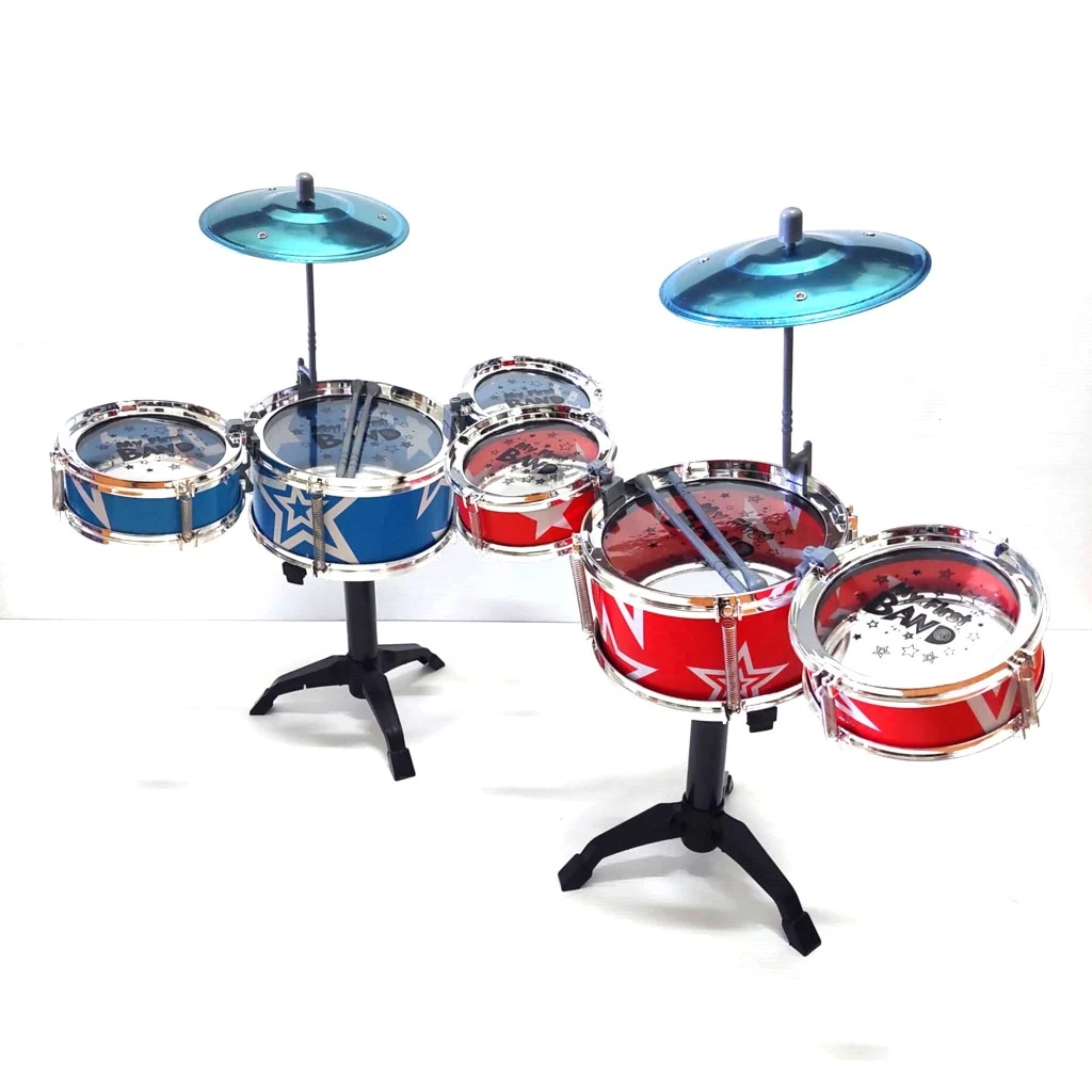 Drum Set ชุดกลองของเด็กเล่น พร้อมอุปกรณ์ thumbnail 3