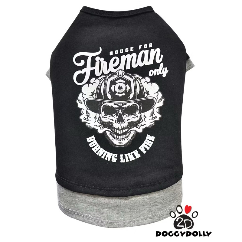 Petcloths -Doggydolly  เสื้อผ้าแฟชั่น สัตว์เลี้ยง ชุดหมาแมว เสื้อยืด คอกลม  T-Shirt  ขนาด1-9โล T770