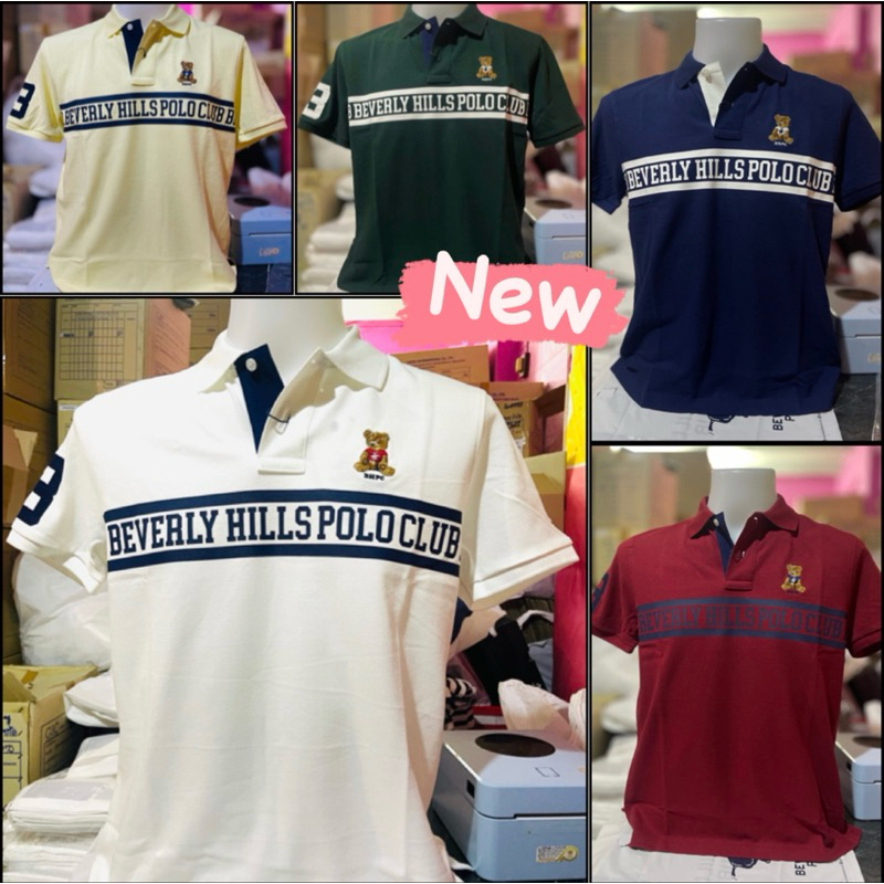 เสื้อโปโลแขนสั้น Beverly Hills Polo Club ของแท้100%590บาท