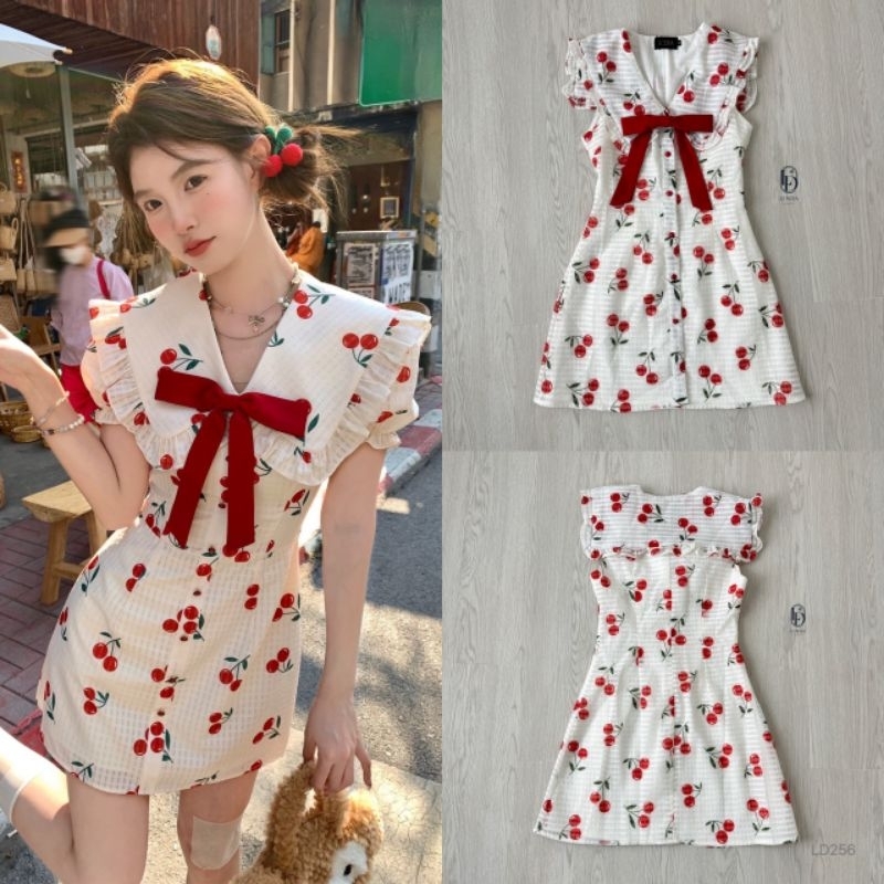 LINDA BRAND ; SIZE S MINI DRESS มือ 2