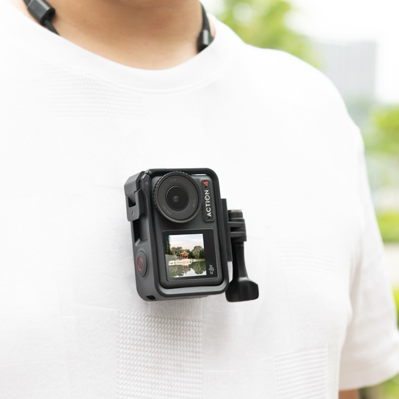 สายคล้องคอ พร้อม แป้นแม่เหล็ก แบบ MAGNET ดูดแม่เหล็ก Magnetic Bracket for GOPRO , DJI OSMO ACTION , ACTION CAMERA