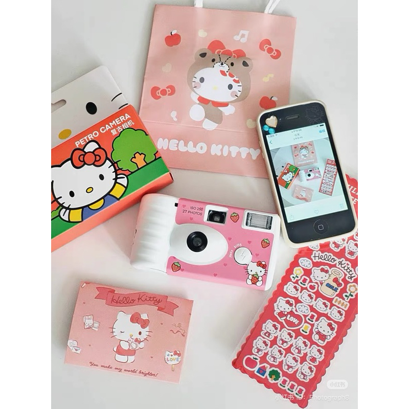(พร้อมส่งในไทย) กล้องฟิล์มใช้แล้วทิ้ง sanrio ซานริโอ้ 📸