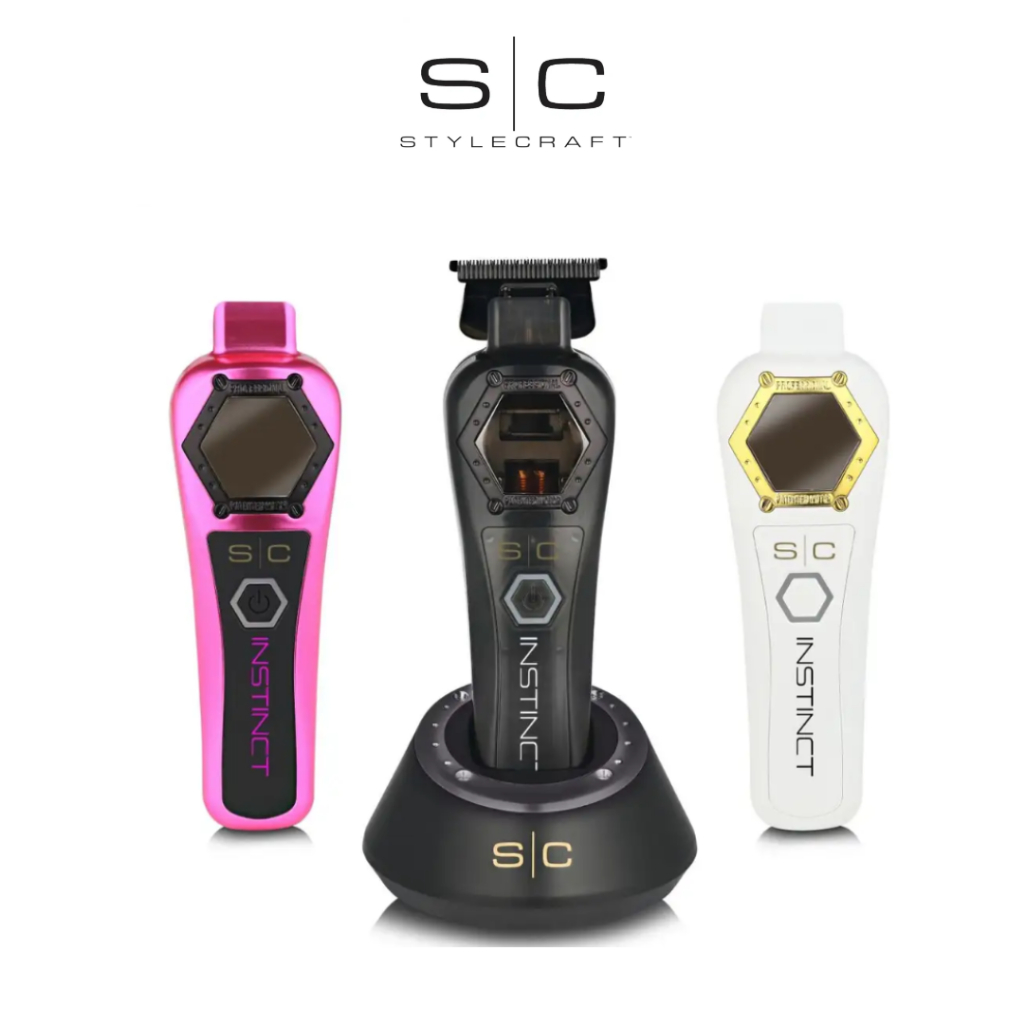 SC Stylecraft nstinct Metal Trimmer - Professional  Hair Trimmer with Intuitive Torque Control and I