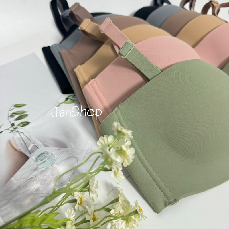 [B15] เสื้อในทรงเกาะอก ไร้ขอบ มีโครง คัพB-C 34-46 - รูปที่ 4