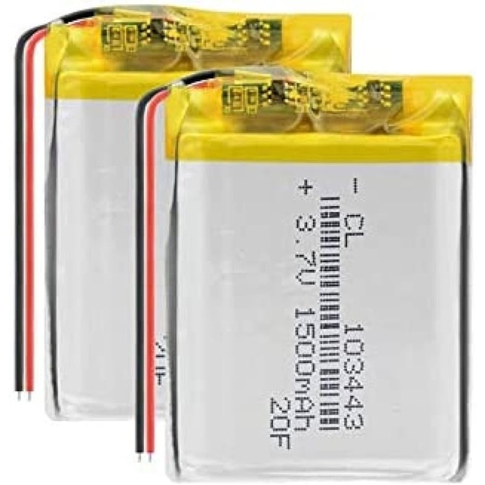 Battery Li-Polymer เบอร์ 103443 3.7V 1500 mAh (2288)