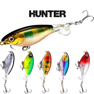 HUNTER เหยื่อตกปลาพลาสติกแข็ง ดวงตา 3D | เหยื่อสำหรับตกปลาทุกประเภท | 6g / 11g / 36g