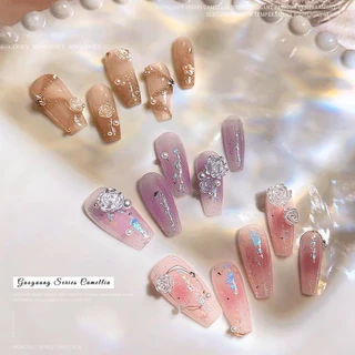อะไหล่ดอกกุหลาบคละสีคละไซส์ ตกแต่งเล็บให้สวยงาม 50 ชิ้น/ห่อ สินค้าพร้อมส่ง