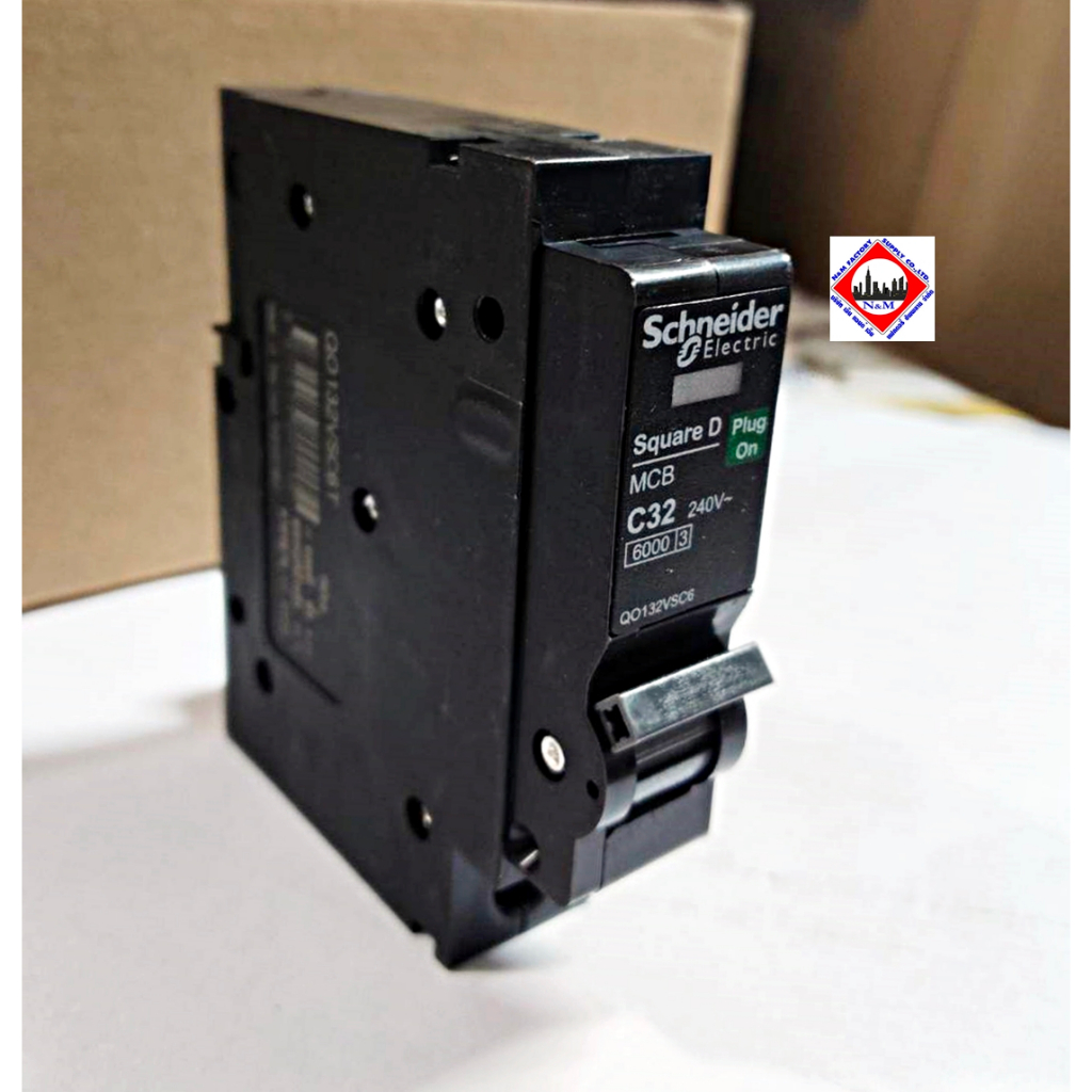 ลูกเซอร์กิต สแควร์ดี 32 A 1 POLE QO132VSC6T (ราคา/1 ตัว)