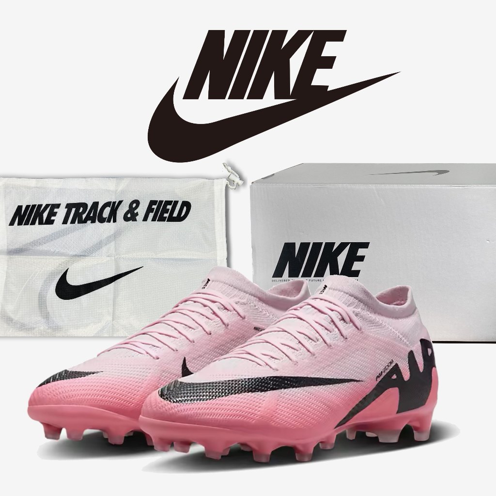 รองเท้า สตั๊ด ฟุตบอล NIKE ZOOM MERCURIAL VAPOR 15 ELITE FG ฟรี ของแถม ถุงผ้า + กล่อง ถ่ายจากสินค้าจริง 38-44