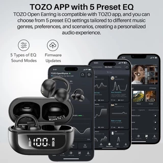 [ ประกันศูนย์ไทย 1 ปี ] Tozo OpenRhyme หูฟังไร้สายทรง Clip On น้ำหนักเบา สเปคดี ราคาสบายกระเป๋า