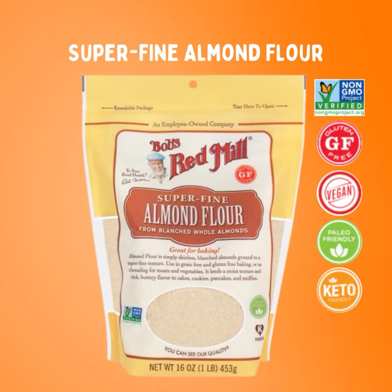 Bob's Red Mill Super Fine Almond Flour | แป้งอัลมอน/ อัลมอนด์ผงละเอียด | Sunshine Market