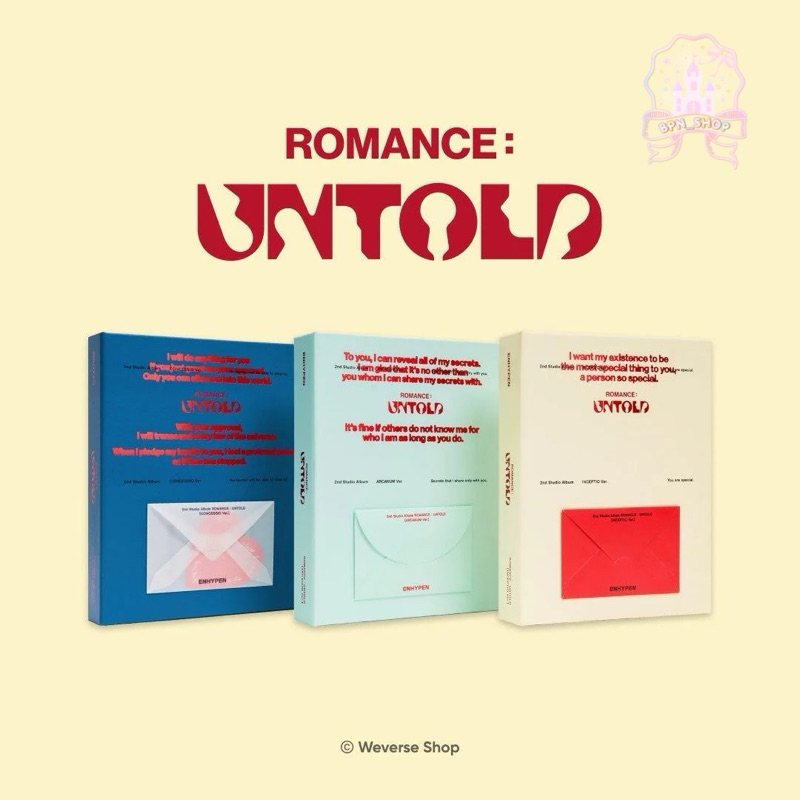 (พรี) ENHYPEN [ROMANCE : UNTOLD] 2nd ALBUM