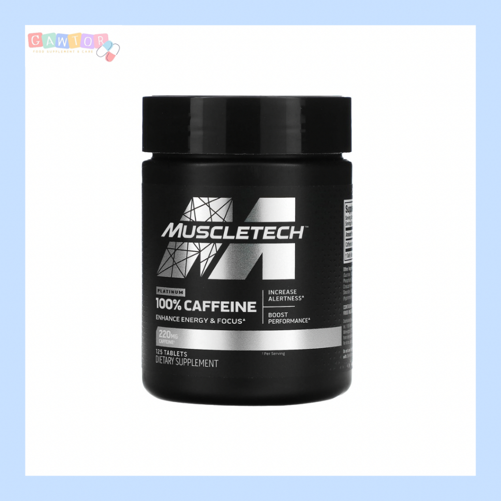 คาเฟอีน ( Caffeine Anhydrous ) ยี่ห้อ MuscleTech จากอเมริกา ของใหม่ ของแท้ พร้อมส่ง