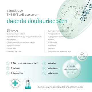 THE EYELAB BKC serum แพ็คคู่ เซรั่มแก้ใต้ตาดำจากนอนดึกและภูมิแพ้