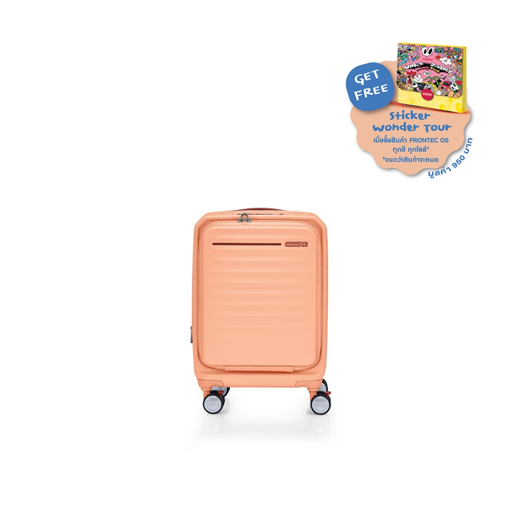 AMERICAN TOURISTER กระเป๋าเดินทางล้อลาก แบบเปิดฝาหน้า(19นิ้ว) รุ่น FRONTEC OS SPINNER 54/19 EXP TSA