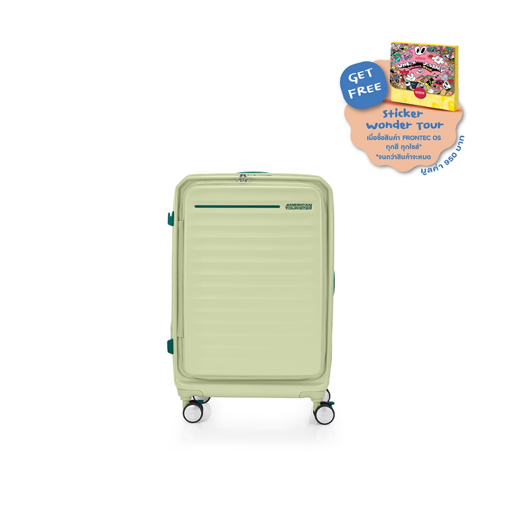 AMERICAN TOURISTER กระเป๋าเดินทางล้อลาก แบบเปิดฝาหน้า(25นิ้ว) รุ่น FRONTEC OS SPINNER 68/25 EXP TSA