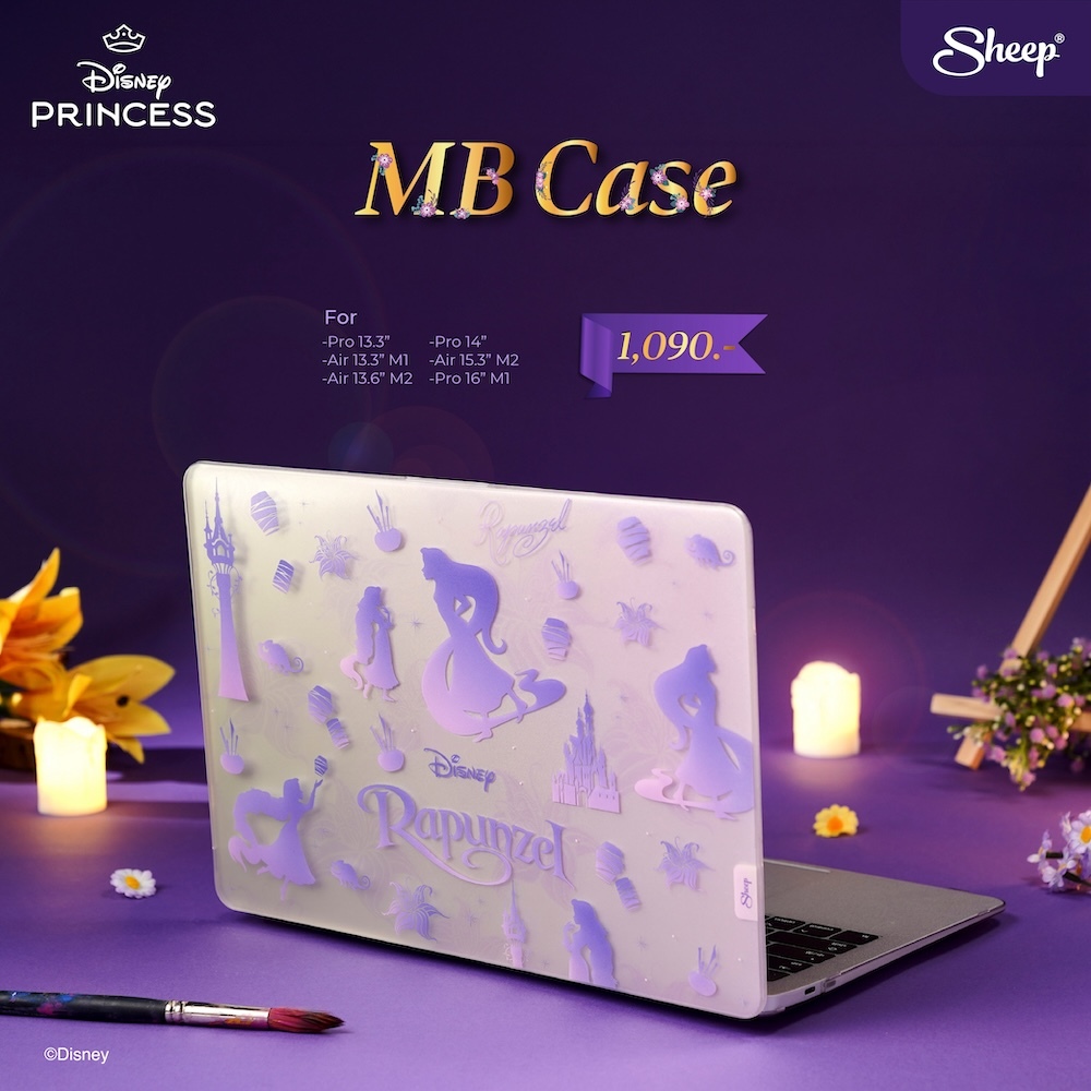 [For Macbook Rapunzel] Rapunzel CollectionเคสสำหรับMacbook ลายราพันเซล กันรอยกันกระแทก สำหรับแมคบุค ถนอมเครื่องจากDisney
