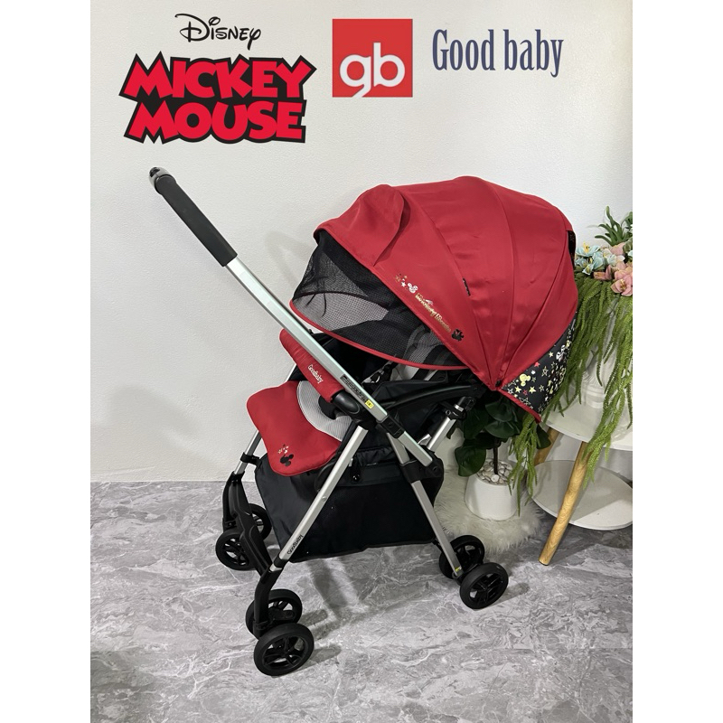 ⚡️รถเข็นเด็ก Goodbaby(GB) มือสอง สภาพดี เข็นได้ 2 ทาง เบาะกว้าง